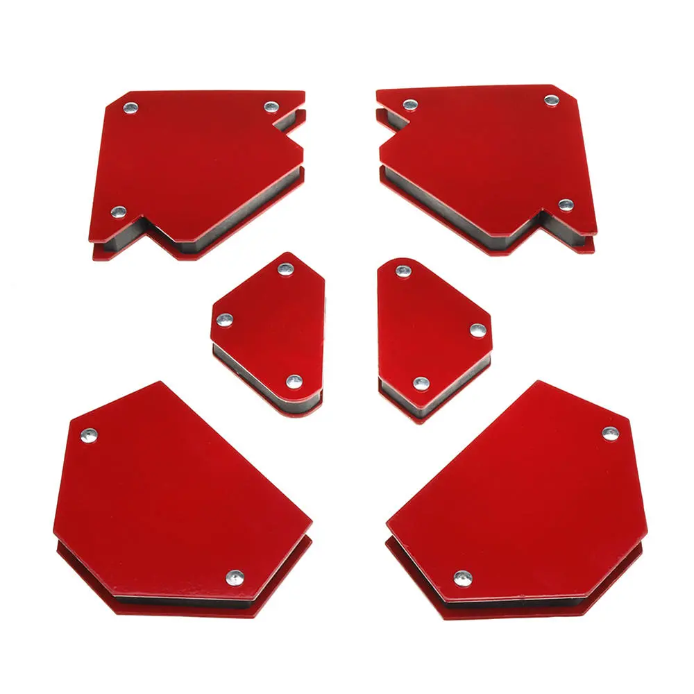 Drillpro 6pcs Magnetic Welding Positioner - Triangle Fixed Angle Soldering Locator - Image 3