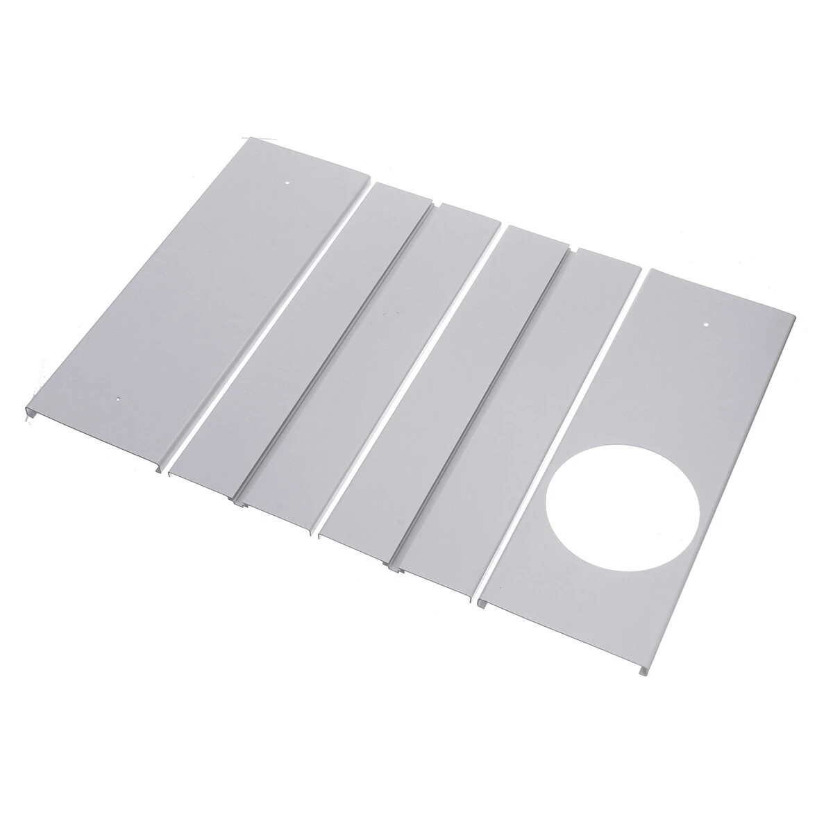 Adjustable AC Window Slide Kit - 160cm 4-Piece Wind Shield for Portable Air Conditioner - Image 2