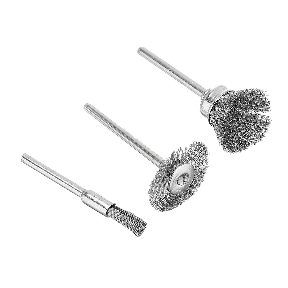 45pcs Steel Wire Wheel Brushes Set for Rotary Tool - Sanding & Polishing Kit - Image 3