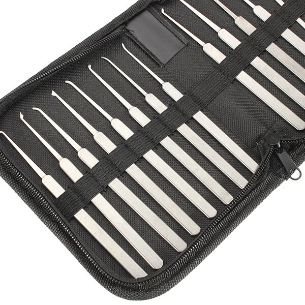 DANIU 12Pcs Lock Pick Set - Professional Locksmith Tools with Transparent Practice Locks - Image 4