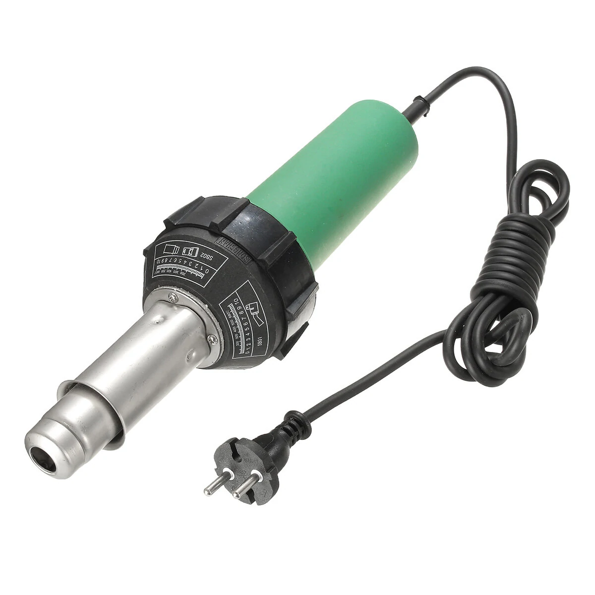 1600W Hot Air Gun for Plastic Welding - 2 Speed Nozzles & HE Rod Included - Image 3