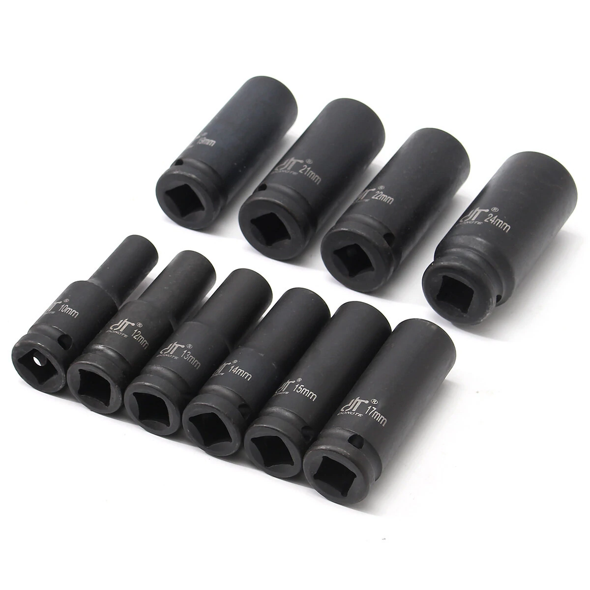 Ingersoll Rand 10Pcs 1/2 Drive Deep Impact Socket Set | Metric 10-24mm - Image 5