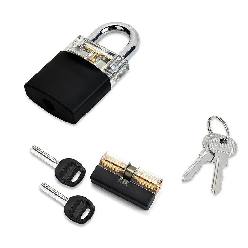 Lock Pick Set with Practice Lock & Tension Wrench - Locksmith Hand Tools - Image 3