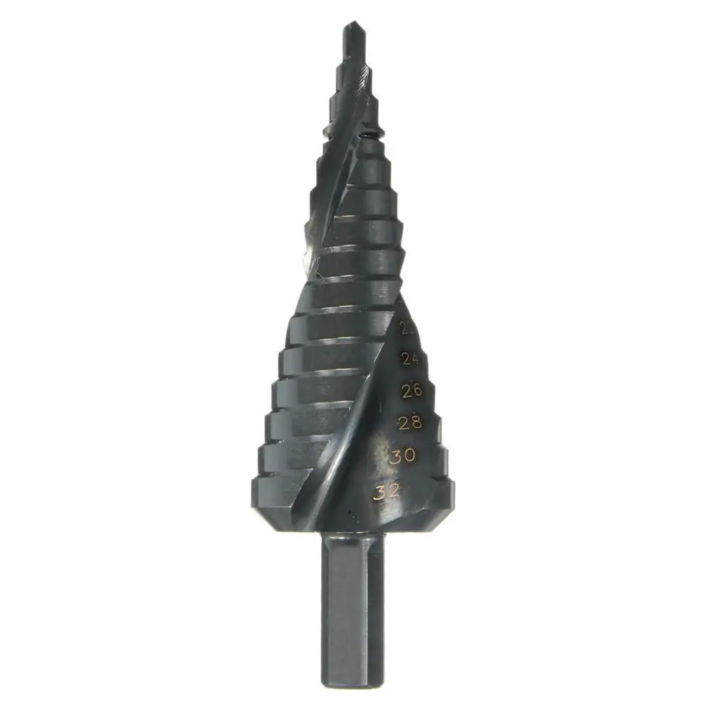 4-32mm Spiral Grooved Nitrogen Coated Step Drill Bit Brand Model - Image 3