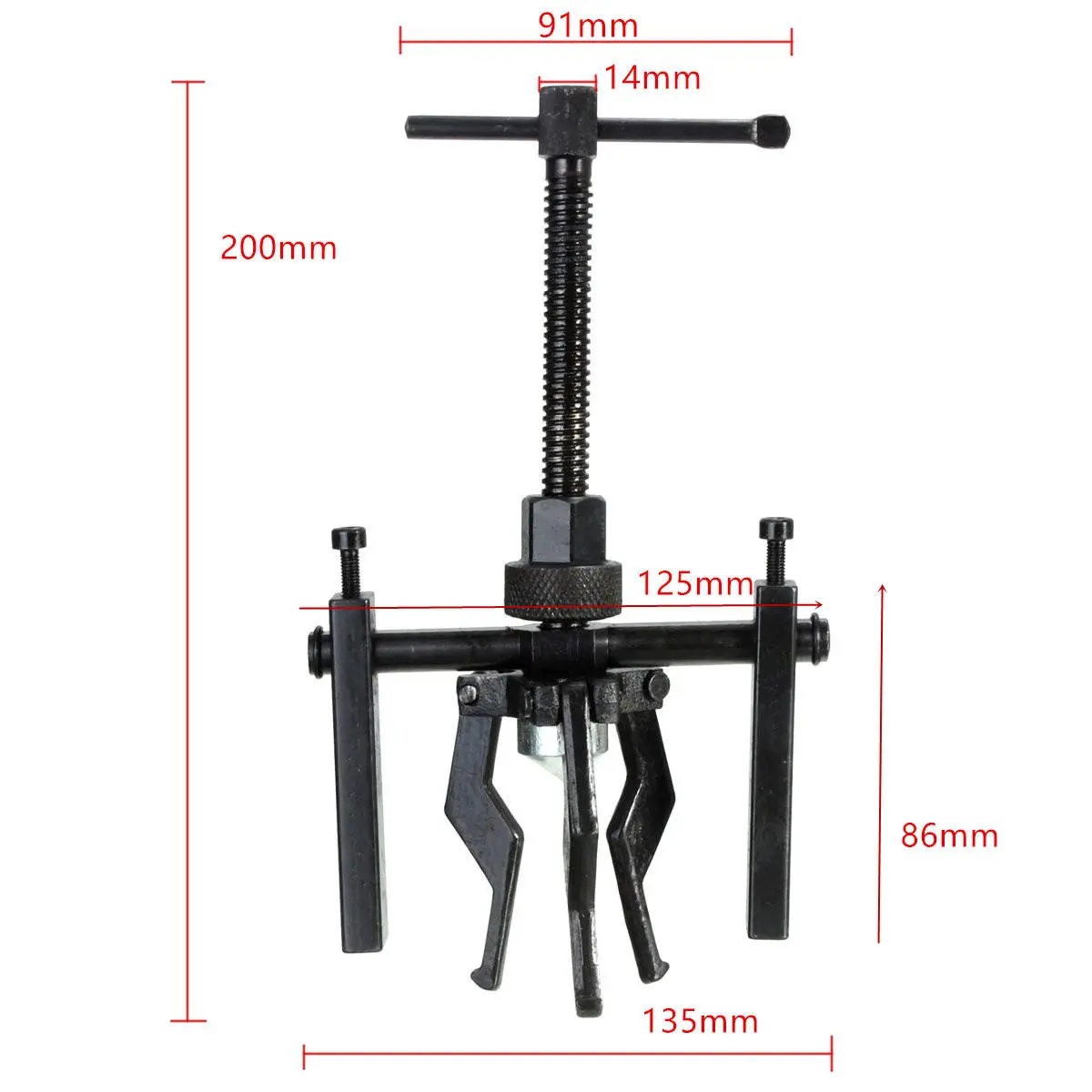 3-Jaw Inner Bearing Puller Kit | Inner Hole Bearing Removal & Maintenance Tool - Image 5