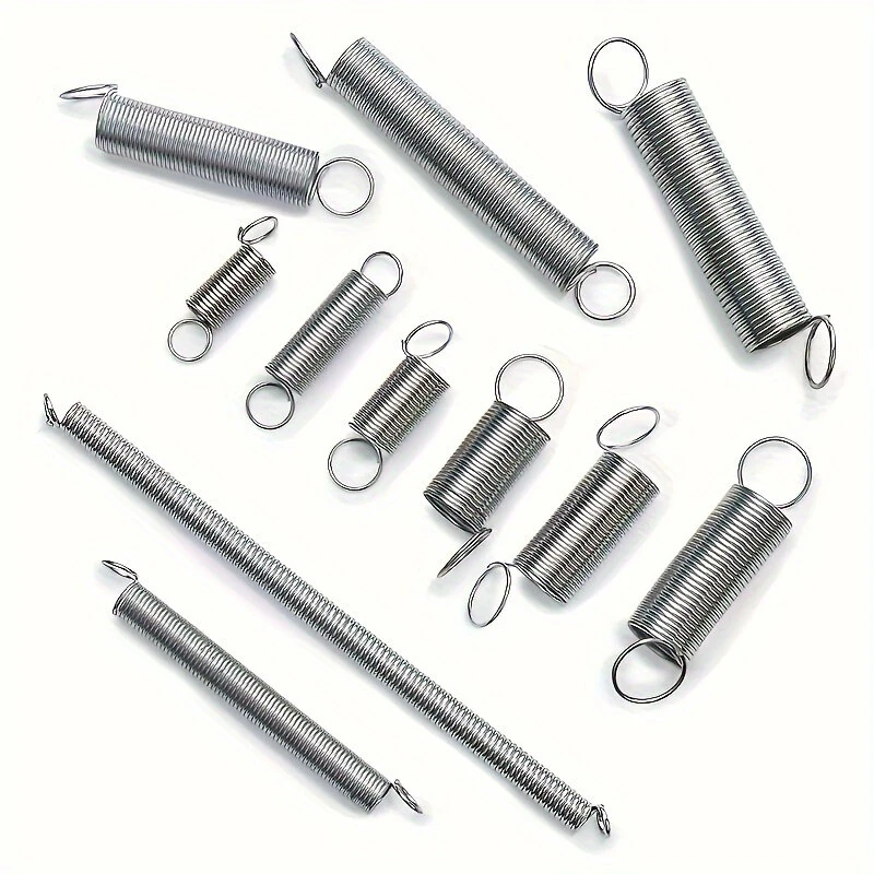 Spring Tool Kit - 200pcs Compression & Extension Steel Springs Assortment with Storage Case for DIY Craft Repairs - Image 2