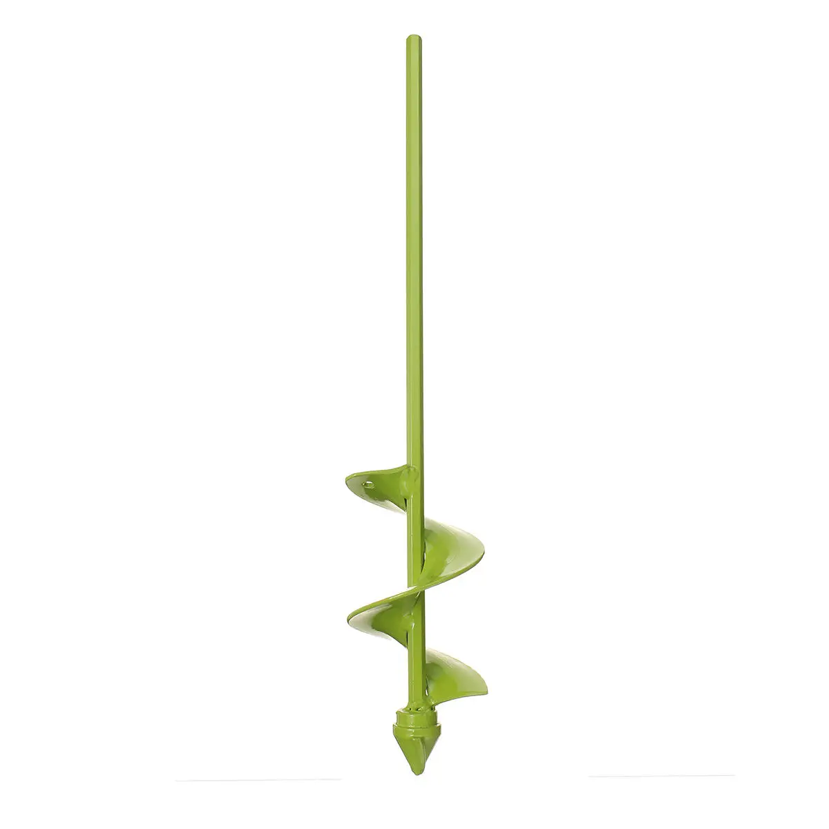Green Garden Auger Drill Bit - 70mm Wide - 400mm & 220mm Lengths for Electric Drill - Image 3