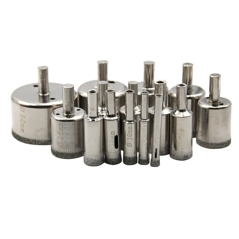 15PCS Diamond Drill Bit Set 15mm-50mm | For Glass, Ceramic Tile & Porcelain - Image 2