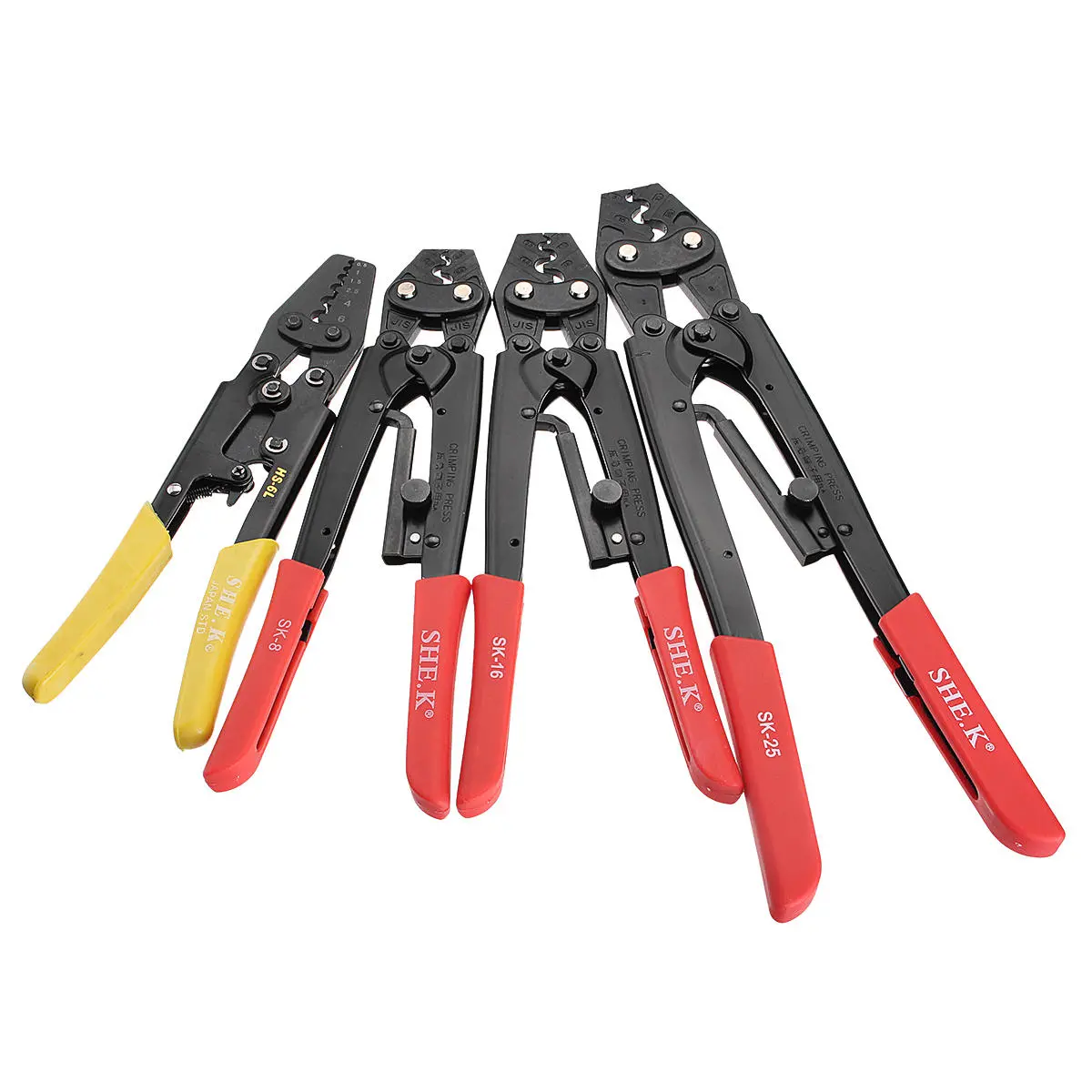 Knipex 0.5-25mm² Ratchet Crimper | Cable Cutter & Terminal Crimping Plier - Image 3