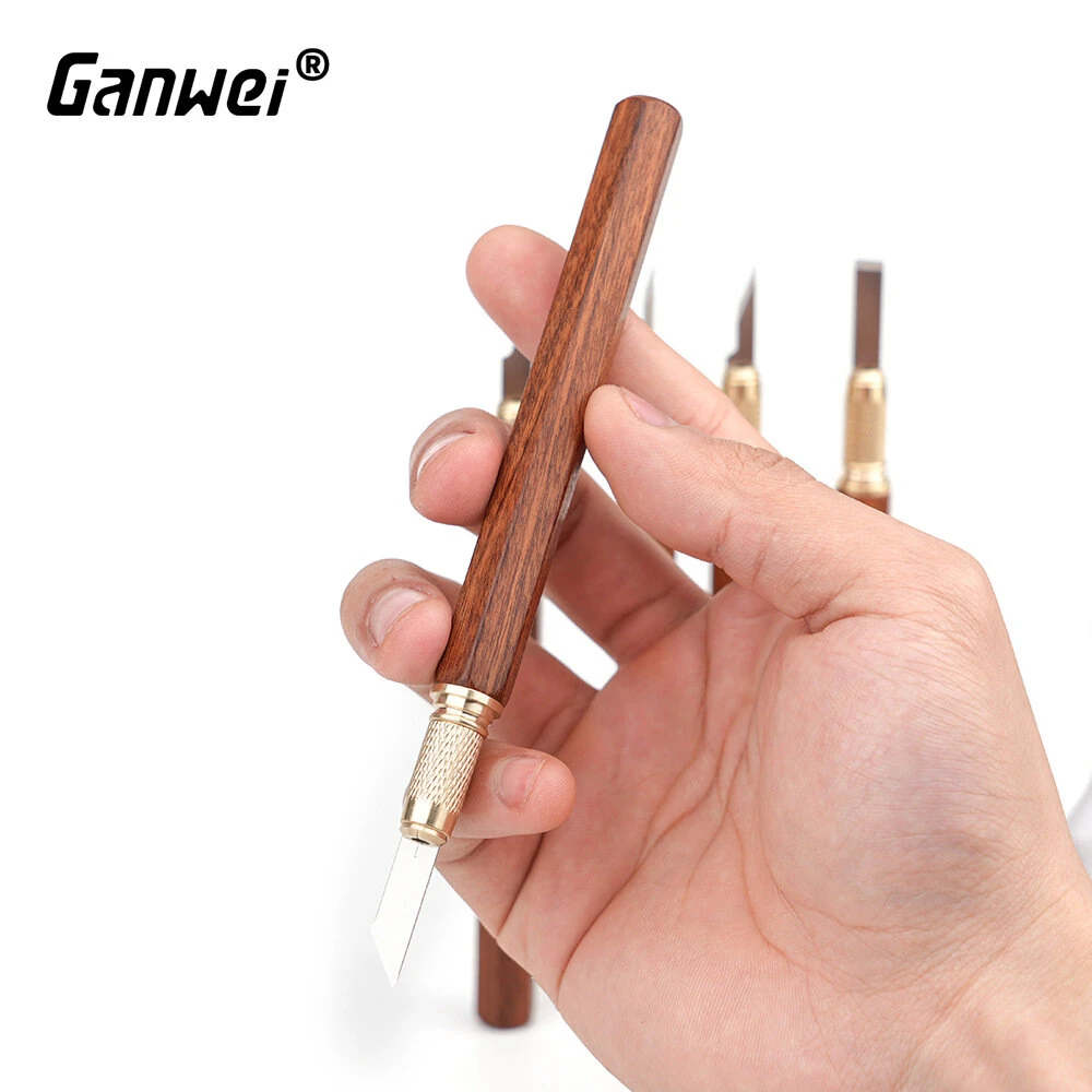 GANWEI MG0-000-0073F Carving Knife - High Carbon Steel Blade & Beech Wood Handle - Image 5