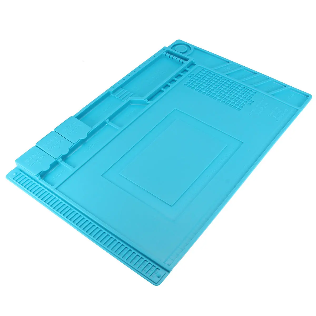 Magnetic Heat Insulation Silicone Pad | Soldering Station Repair Mat Desk Platform - Image 4