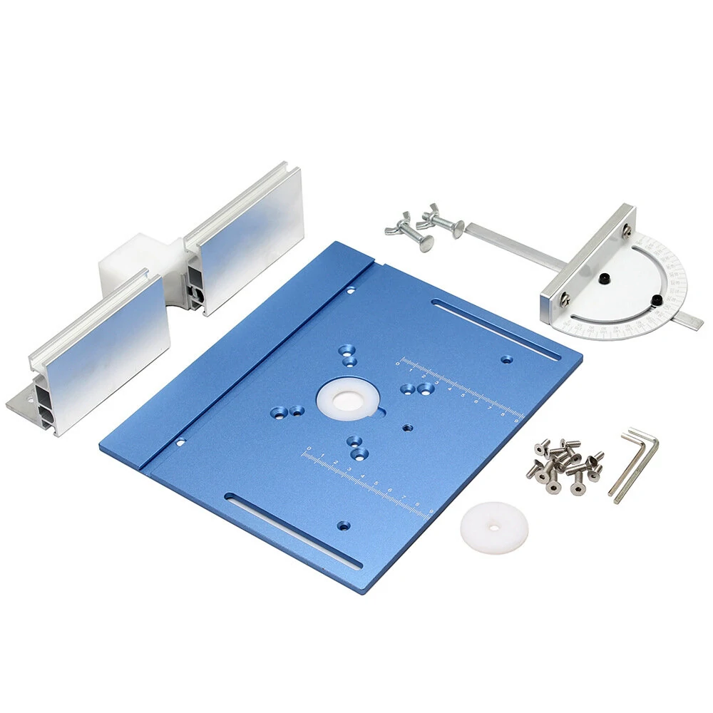 Premium Aluminum Router Plate - 65mm Table Workbench Tool for Trimmer & Engraving - Image 3