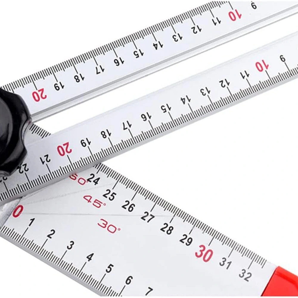 Aluminum Alloy Angle Ruler - 60cm Adjustable Marking Gauge for Woodworking - Image 3