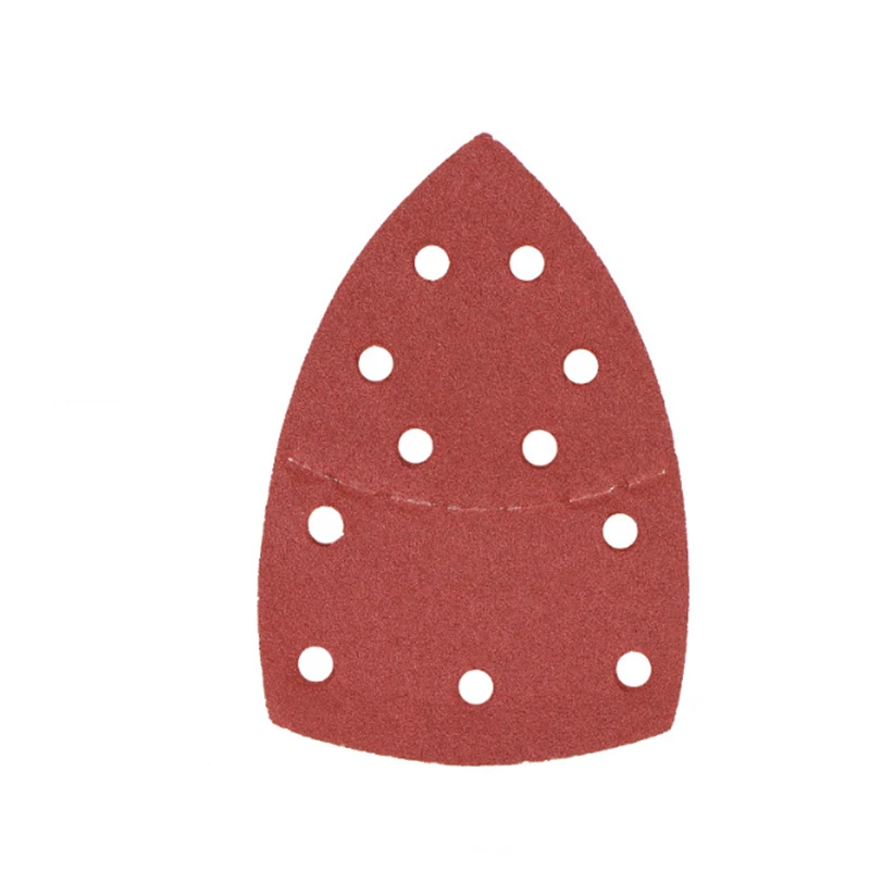 3M 40pcs Triangle Sandpaper Pads Set - 152x105mm 11 Hole - 40/60/80/120/180 Grit for Polishing - Image 2