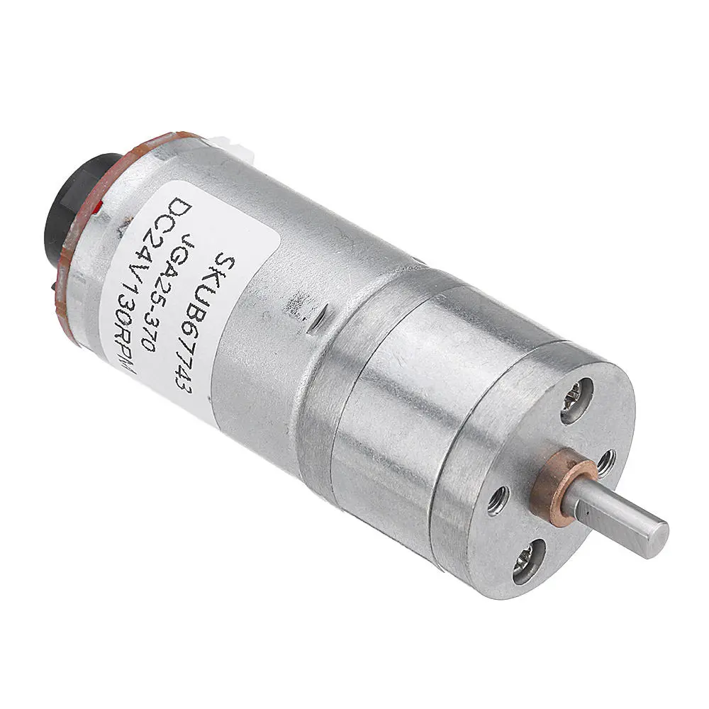 Machifit 24V DC Gear Motor with Encoder | 25GA370 Micro Reduction Motor & Speed Dial - Image 4