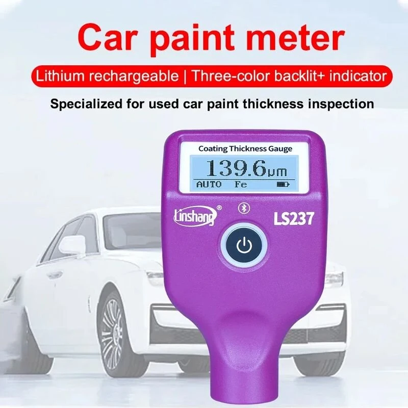 Linshang LS237 Car Paint Thickness Meter | 3500µm Range | Bluetooth - Image 2