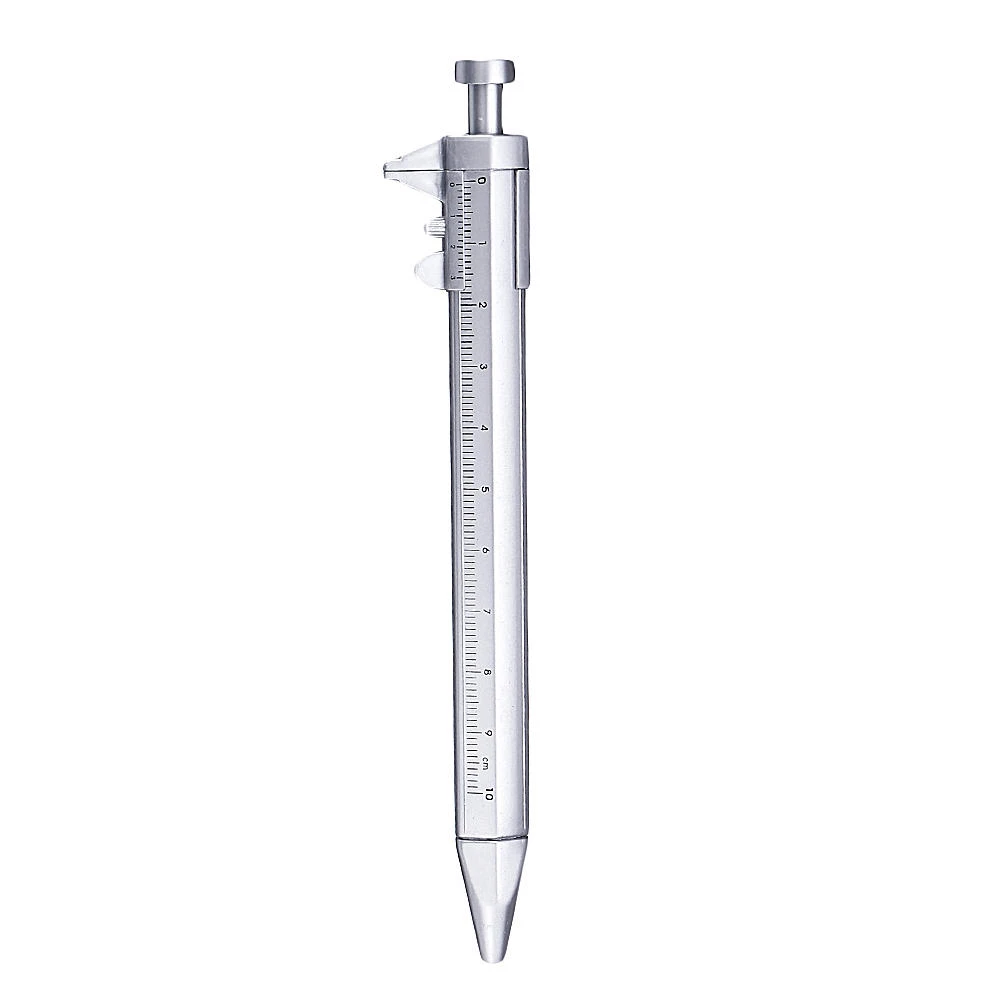 Plastic Vernier Caliper Ruler - 10-Piece Pen Shape Measuring Tool Set - Image 2