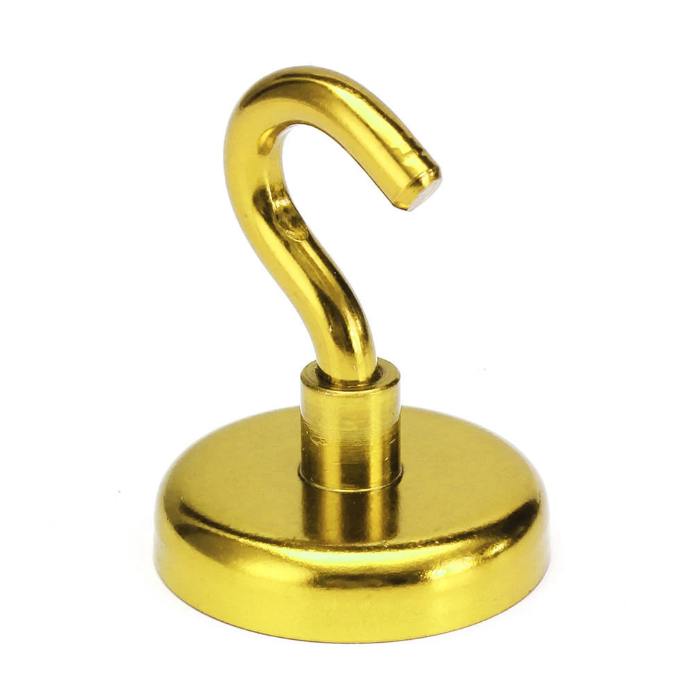 Effetool 48mm Neodymium Magnet Hook Holder - 90KG Strength - Yellow - Image 3