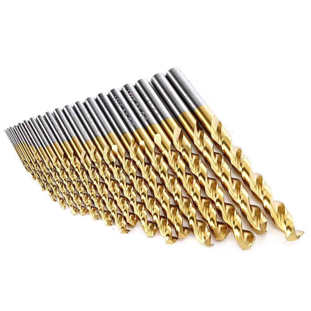 M42 Cobalt HSS Drill Bit Set - 19Pcs Titanium Coated 1-10mm | For Metal & Stainless Steel - Image 4