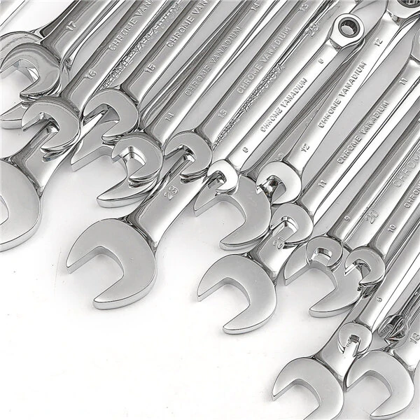 Raitool HT01 Chrome Vanadium Steel Ratchet Wrench Set | Fixed Head 6-32mm Metric - Image 4