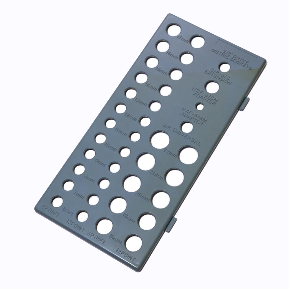 3pcs Multifunctional Socket Organizer Tray | Metric & Imperial Storage Rack - Image 5