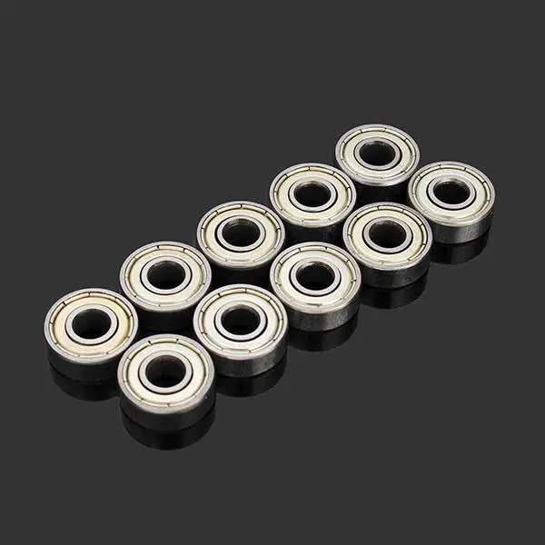 Machifit 10pcs 6x17x6mm 606zz Steel Sealed Ball Bearing - Image 4