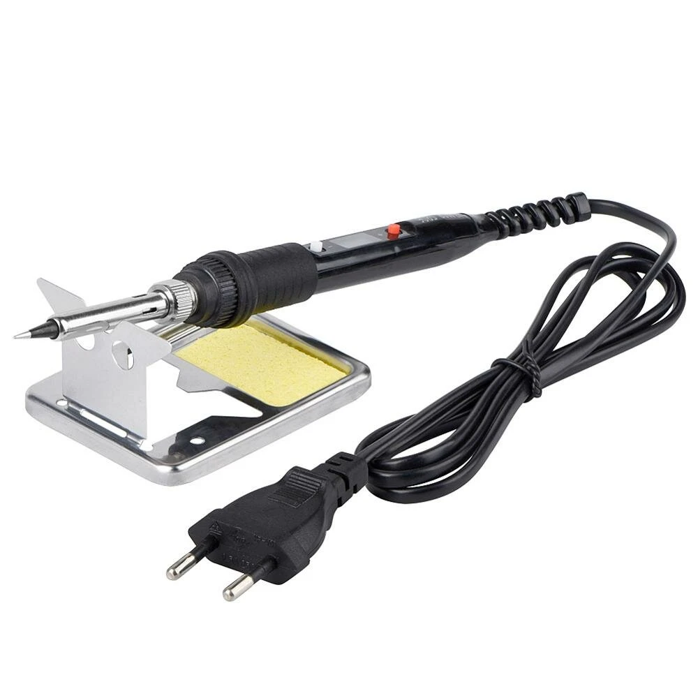 JCD 908S 80W LCD Soldering Iron - 220V Adjustable Temperature with Tips - Image 2