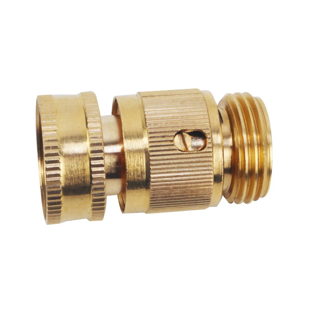 Brass 3/4 Hose Quick Connector Set | Male & Female | Leak-Proof European Style - Image 4