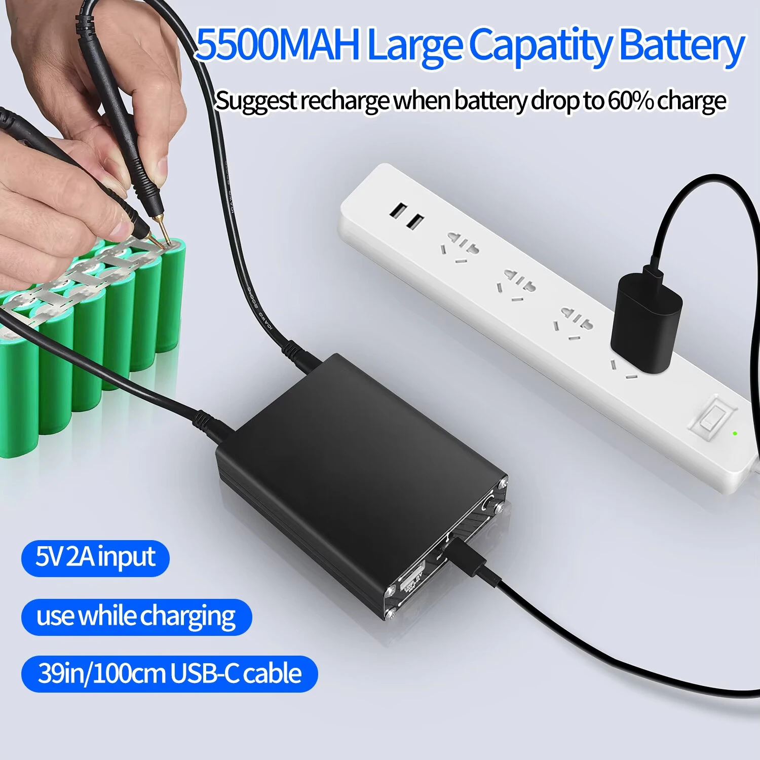 DIY Spot Welder Handheld Portable - 18650 Battery Welding Machine with Pen & Nickel Strip - Image 4