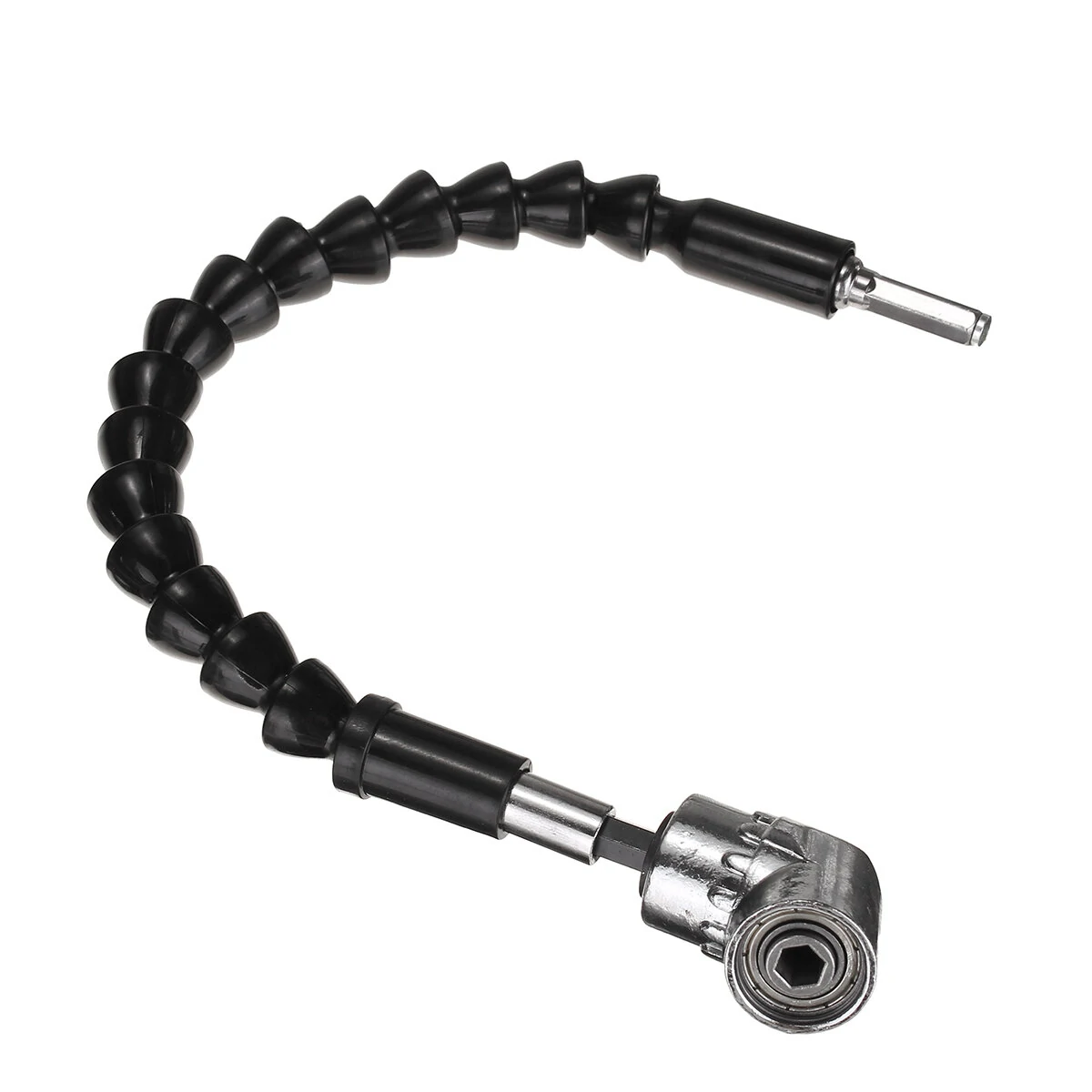 Right Angle Drill Adapter - 105 Degree Flexible Shaft with Bit Holder | Screw Extractor - Image 3
