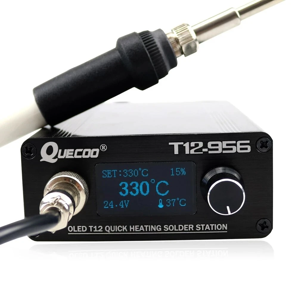 STC T12-956 OLED Soldering Station - 907 Handle & Acrylic Panel | Welding Tool - Image 2