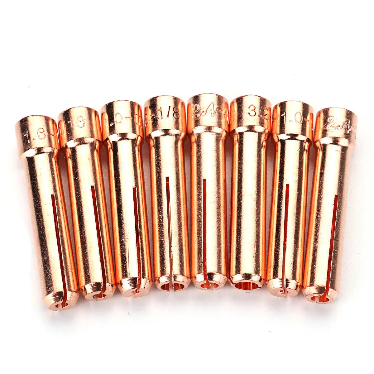 TIG Welding Stubby Gas Lens Kit - 40PCS #10 Pyrex Cup for WP-17/18/26 Torch - Image 4