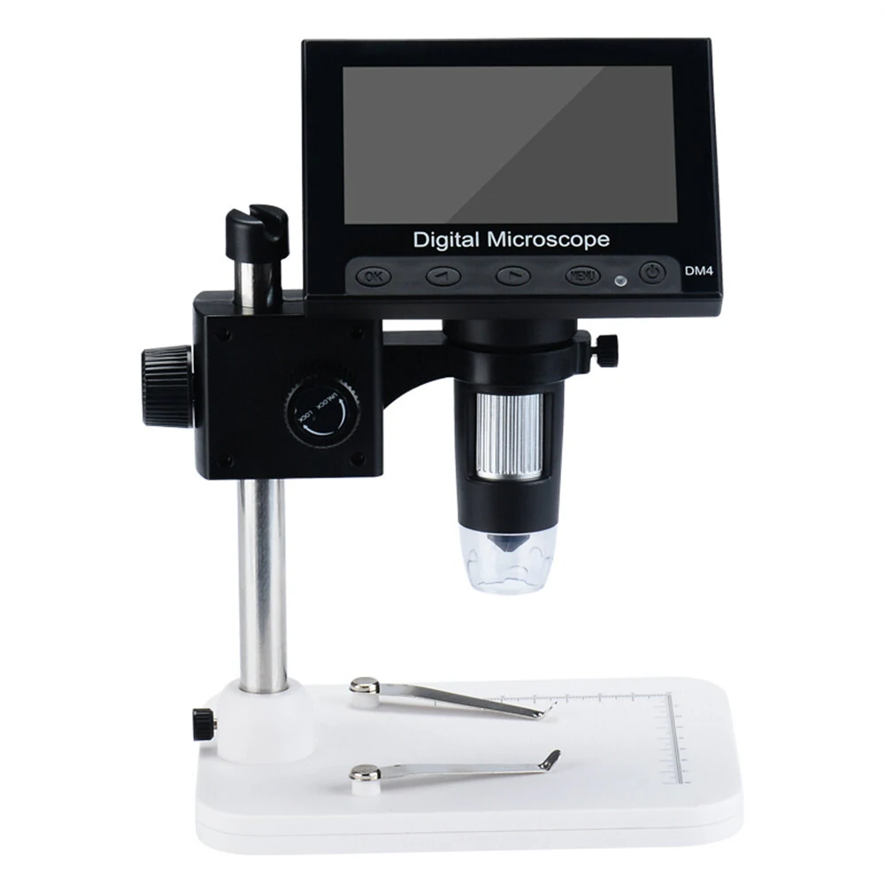 DM4-Z01B019 Digital Microscope 4.3 Display 1000X Magnification | 8 LED Lights | For Soldering & Inspection - Image 3