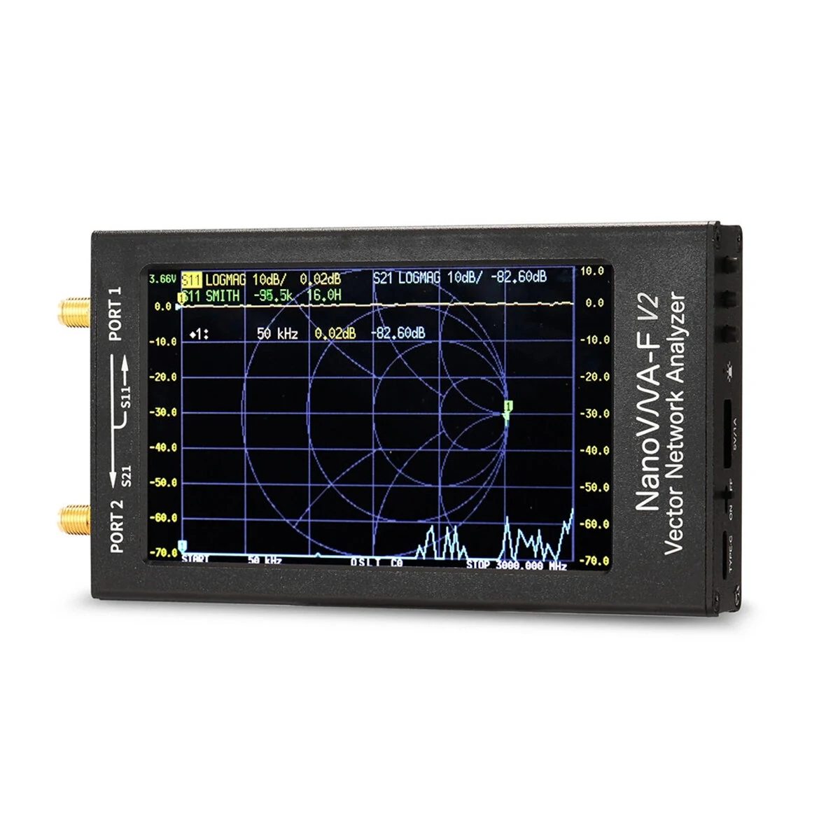 NanoVNA-F V2 Vector Network Analyzer | 50kHz-3GHz | 4.3 IPS Display | HF VHF UHF - Image 4