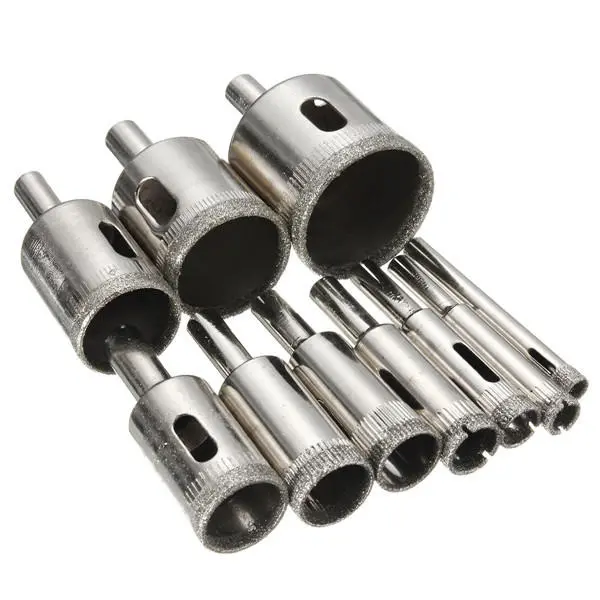 Baban 10pcs Diamond Hole Saw Drill Bit | 6-32mm for Glass Ceramic Marble - Image 3