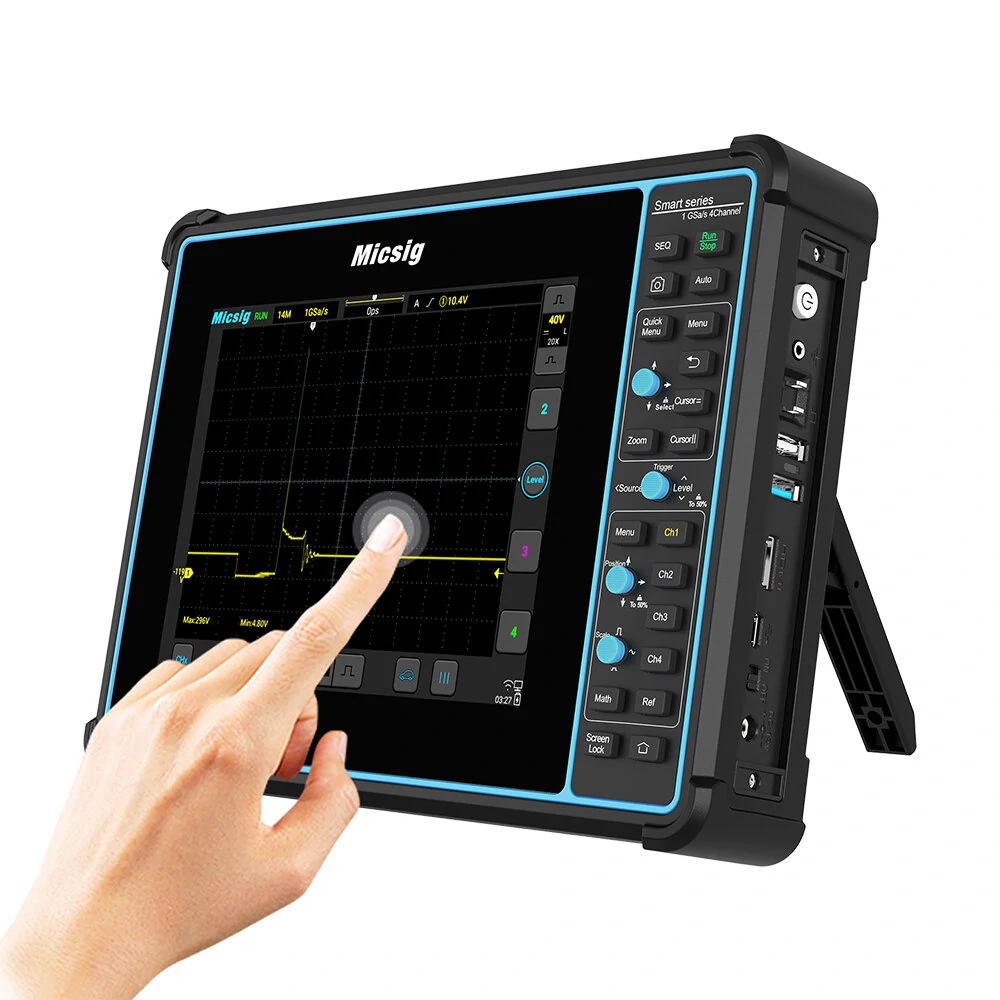 Micsig SATO2002 Automotive Oscilloscope | 200MHz 1GSa/s | 2-Ch Tablet with Wi-Fi & Touch - Image 3