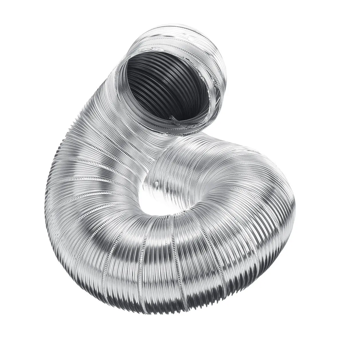 Flexible Aluminium Vent Hose - 125mm 4.9 Diameter Air Cylinder Accessory - Image 2