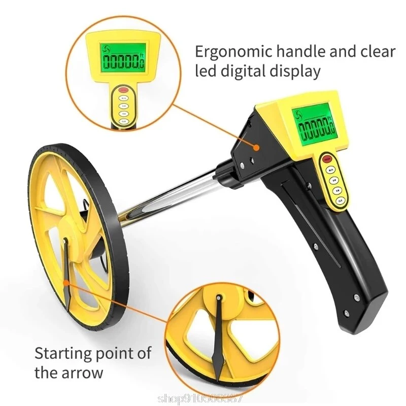 Digital LCD Display Mechanical Measuring Wheel | Electronic Range Finder - Image 4