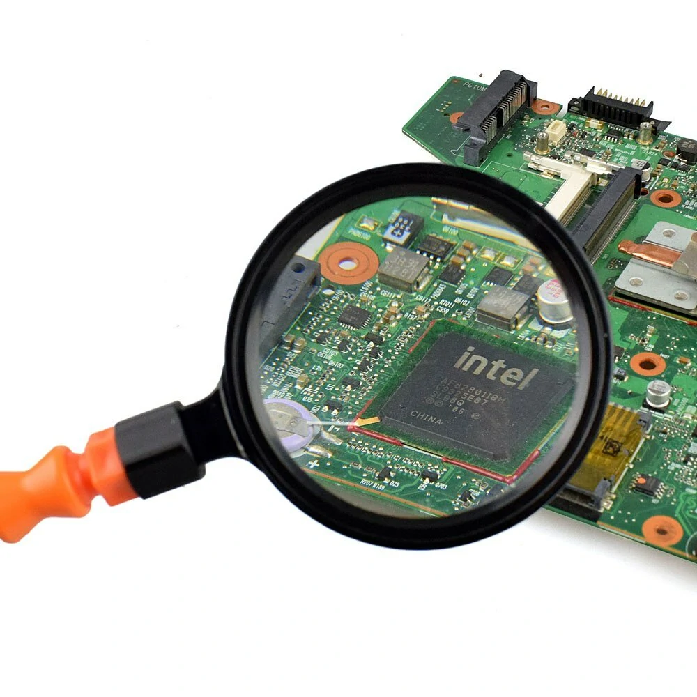 NEWACALOX Soldering Iron Holder with 3X-5X Magnifying Glass & USB LED Light | Welding Repair Tool - Image 5