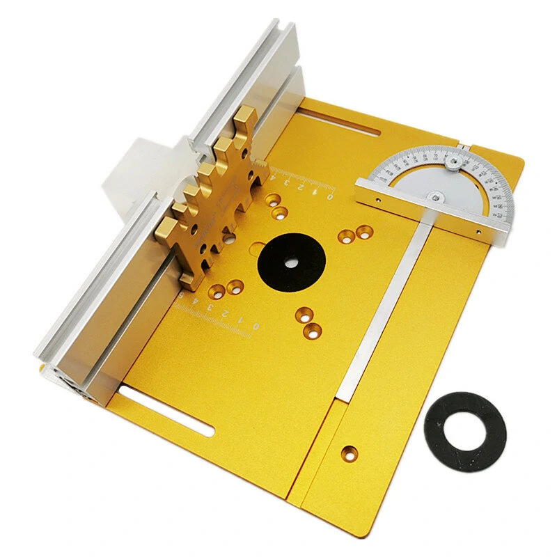 Ally Aluminium Router Table Insert Plate | Miter Gauge & Multifunctional Trimmer - Image 4