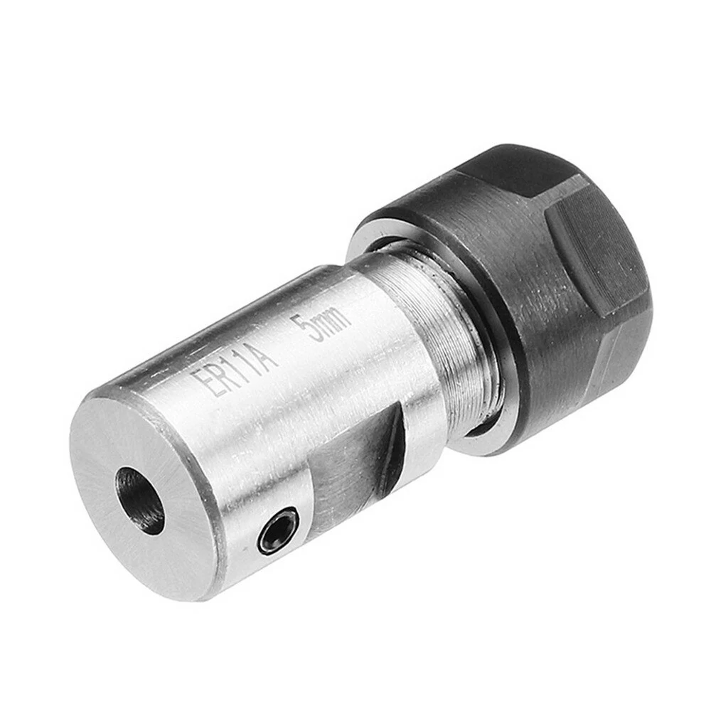 Drillpro ER11 Spring Collet Set - 7Pcs 1-7mm with 5mm Extension Rod - Image 2