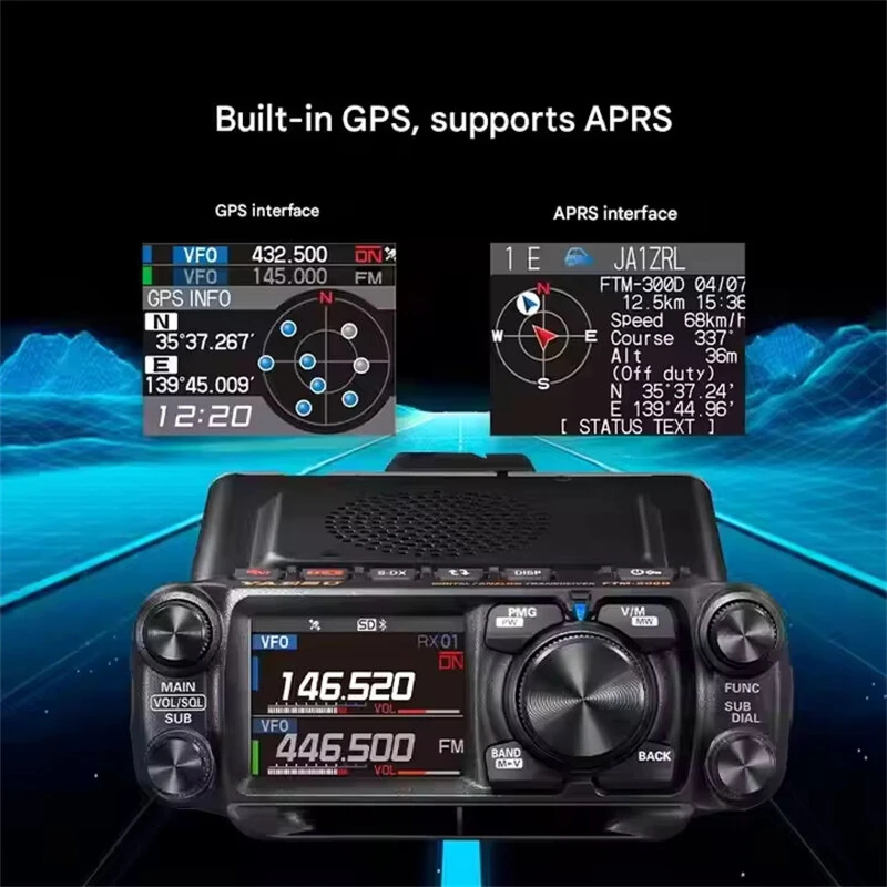 FTM-500DR VHF UHF Dual Band Two Way Radio - 50km Range | 25W IPX6 Water Resistant | Marine & Car Use - Image 5