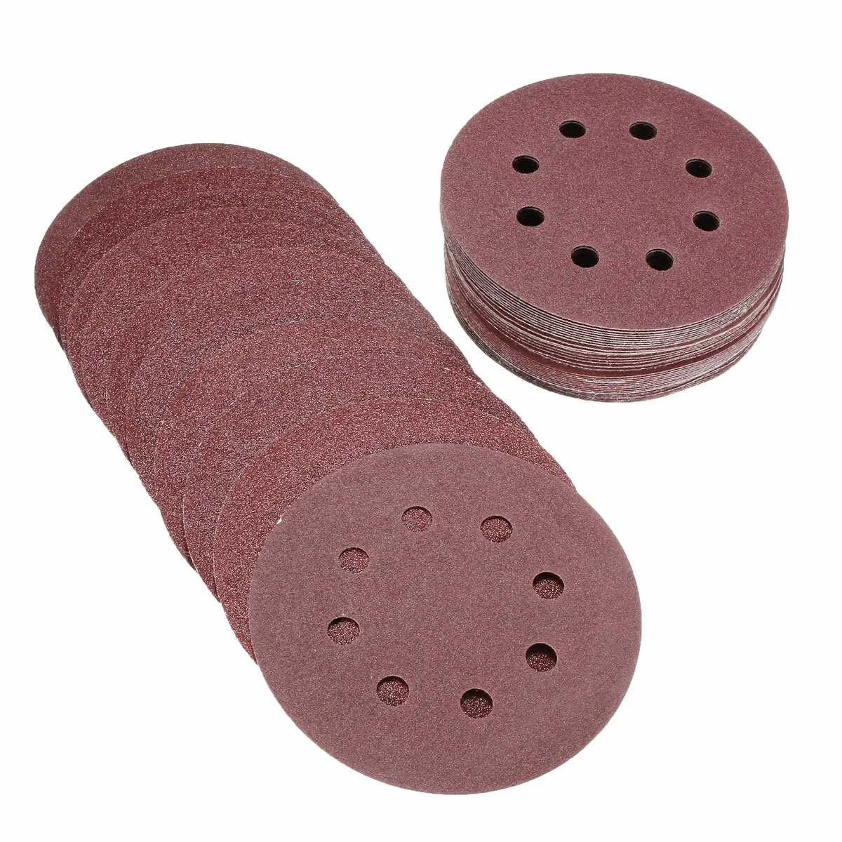 3M Sanding Discs 50pcs 5 Inch | 8 Hole 80-320 Grit Assortment for Polishing - Image 3