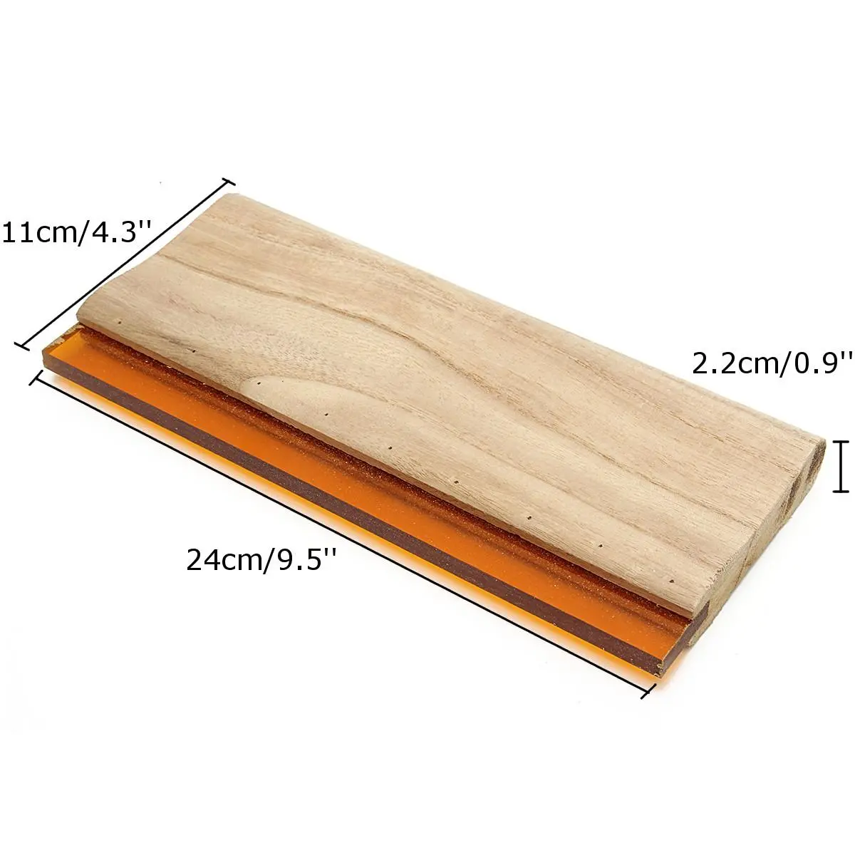Speedball 24cm Screen Printing Squeegee - 65 Duro Blade for Ink Scraping - Image 2
