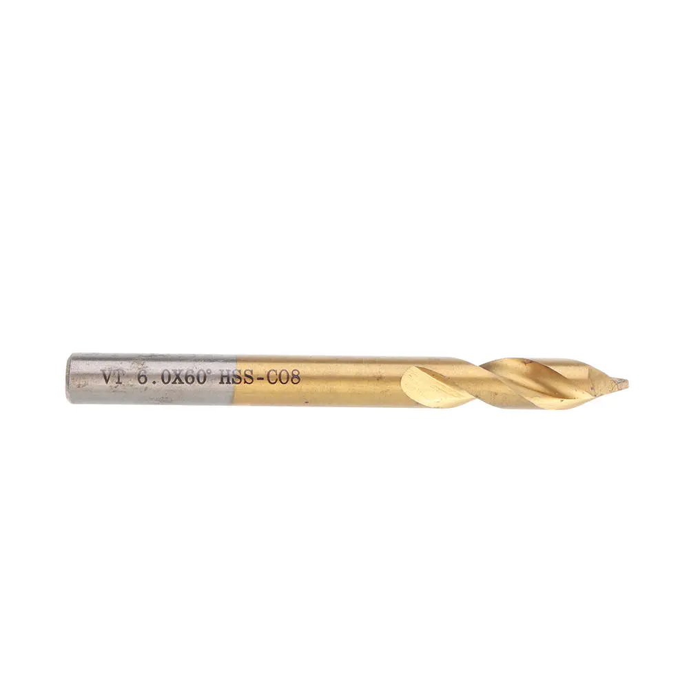Drillpro 60 Degree Spot Drill | 3-12mm Titanium Coated M42 Cobalt Bit - Image 4