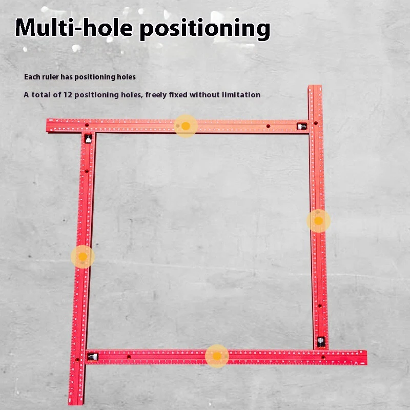 Woodworking Router Jigs & Guides - Adjustable Square Template for Trimming & Milling - Image 3