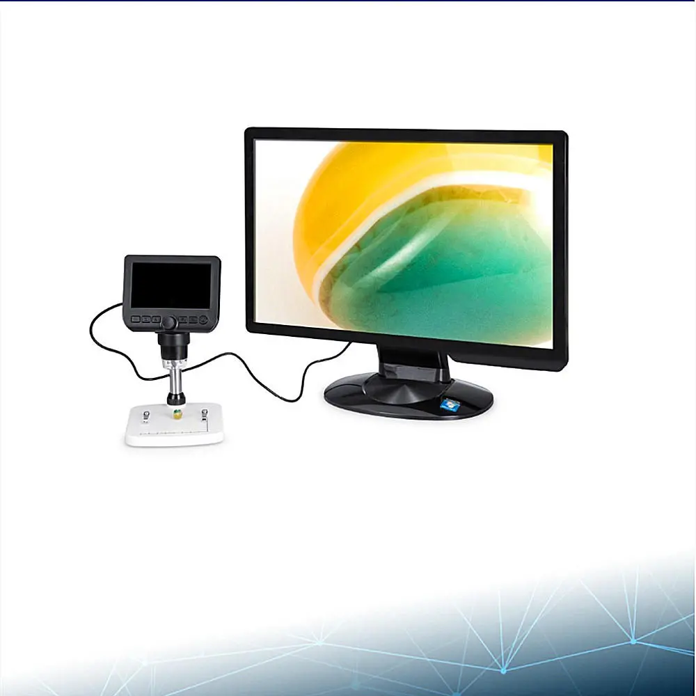 UM046 Digital Microscope - 600X Magnification | 4.3 Inch LCD Screen & 8 LED Lights - Image 5