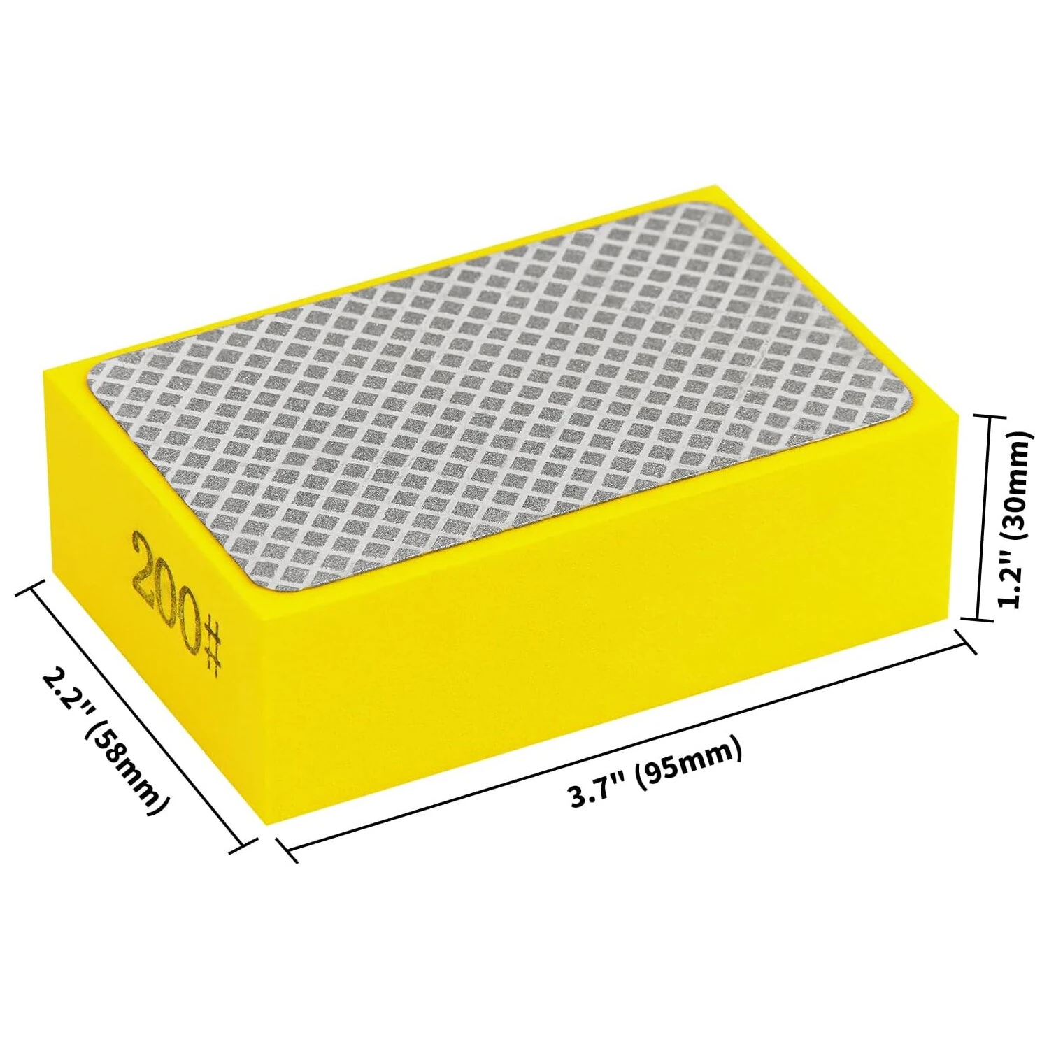 Diamond Sanding Pads 4pcs | Grit 60-400 Wet/Dry | Tile Glass Wood Metal Polishing - Image 4