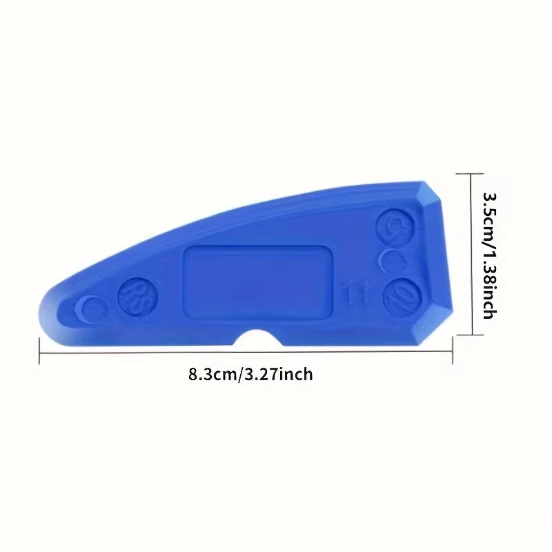 4PCS Silicone Caulking Tool Set - Ergonomic Sealant & Grout Remover - Blue - Image 5