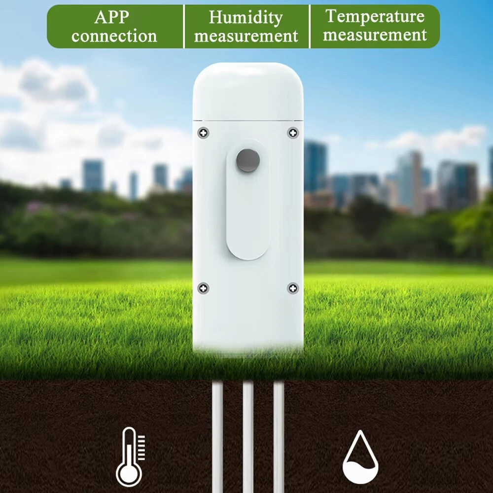 Tuya Smart Zigbee Soil Tester - Temperature & Humidity Meter - Waterproof - Image 2
